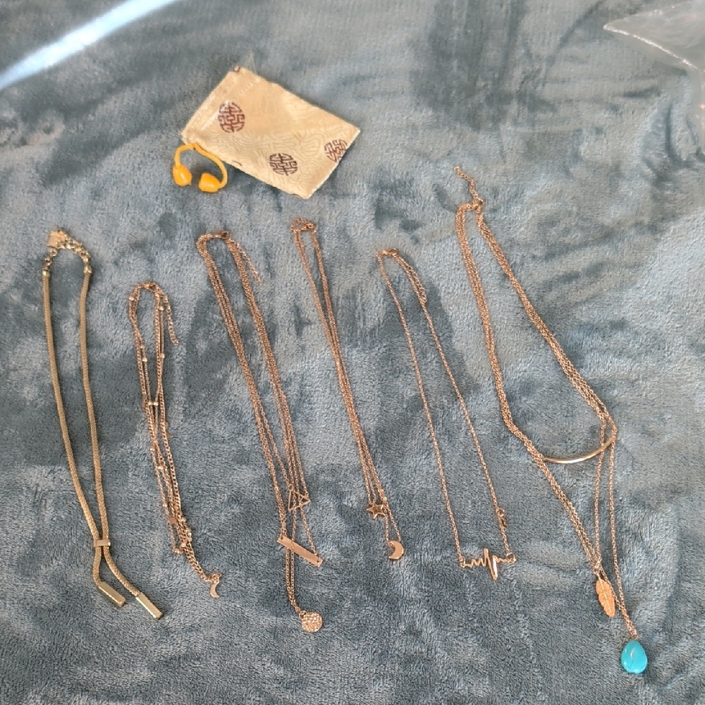3/$30 Set Of 6 Gold Necklaces